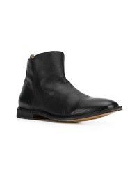 Bottines chelsea en cuir noires Officine Creative