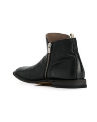 Bottines chelsea en cuir noires Officine Creative