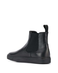 Bottines chelsea en cuir noires Scarosso