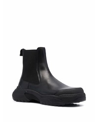 Bottines chelsea en cuir noires Gmbh