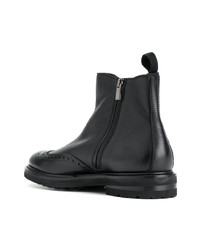 Bottines chelsea en cuir noires Henderson Baracco