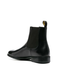 Bottines chelsea en cuir noires Doucal's