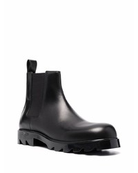 Bottines chelsea en cuir noires Bottega Veneta