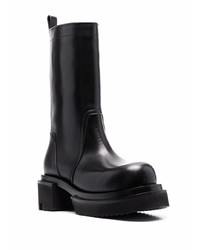 Bottines chelsea en cuir noires Rick Owens