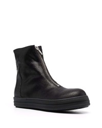 Bottines chelsea en cuir noires Rick Owens DRKSHDW