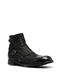 Bottines chelsea en cuir noires Officine Creative