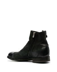 Bottines chelsea en cuir noires Officine Creative