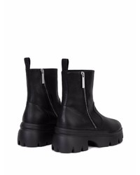 Bottines chelsea en cuir noires Giuseppe Zanotti