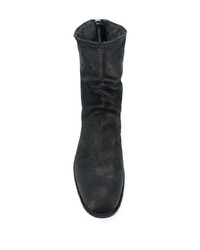 Bottines chelsea en cuir noires Officine Creative