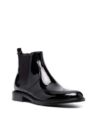 Bottines chelsea en cuir noires Saint Laurent