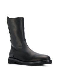 Bottines chelsea en cuir noires Ann Demeulemeester