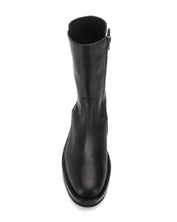 Bottines chelsea en cuir noires Ann Demeulemeester