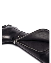 Bottines chelsea en cuir noires Rick Owens