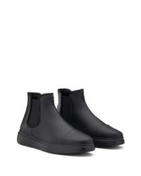 Bottines chelsea en cuir noires Giuseppe Zanotti