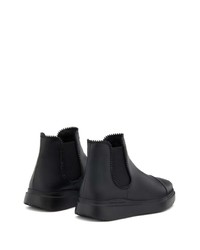 Bottines chelsea en cuir noires Giuseppe Zanotti