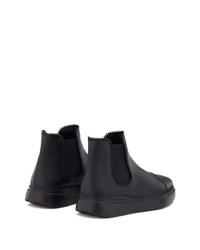 Bottines chelsea en cuir noires Giuseppe Zanotti