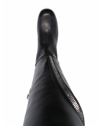 Bottines chelsea en cuir noires Rick Owens