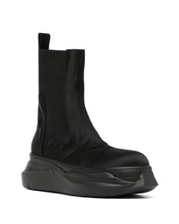 Bottines chelsea en cuir noires Rick Owens DRKSHDW