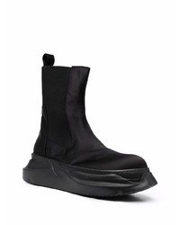 Bottines chelsea en cuir noires Rick Owens DRKSHDW