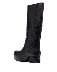 Bottines chelsea en cuir noires Rick Owens