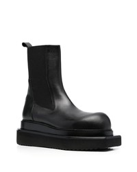 Bottines chelsea en cuir noires Rick Owens