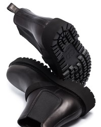 Bottines chelsea en cuir noires Valentino Garavani