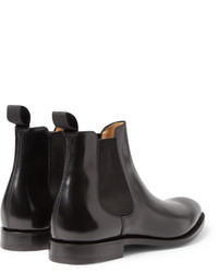 Bottines chelsea en cuir noires Church's