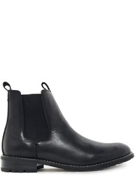 Bottines chelsea en cuir noires