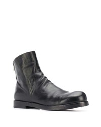 Bottines chelsea en cuir noires Officine Creative