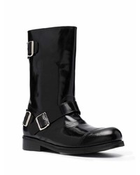 Bottines chelsea en cuir noires Stefan Cooke