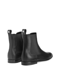 Bottines chelsea en cuir noires Giuseppe Zanotti