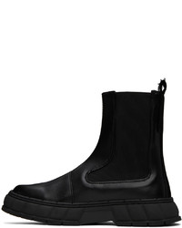 Bottines chelsea en cuir noires Viron