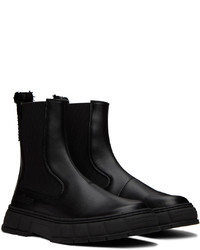 Bottines chelsea en cuir noires Viron