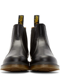 Bottines chelsea en cuir noires Dr. Martens