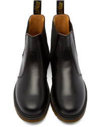 Bottines chelsea en cuir noires Dr. Martens