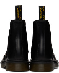 Bottines chelsea en cuir noires Dr. Martens