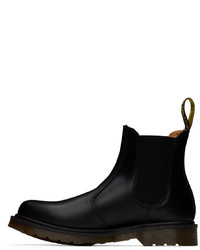 Bottines chelsea en cuir noires Dr. Martens