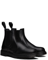 Bottines chelsea en cuir noires Dr. Martens