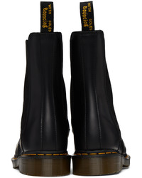 Bottines chelsea en cuir noires Dr. Martens