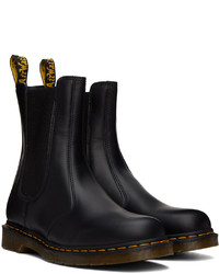 Bottines chelsea en cuir noires Dr. Martens