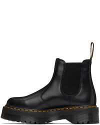 Bottines chelsea en cuir noires Dr. Martens