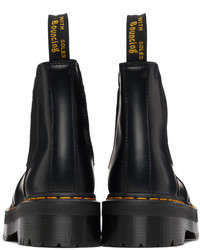 Bottines chelsea en cuir noires Dr. Martens