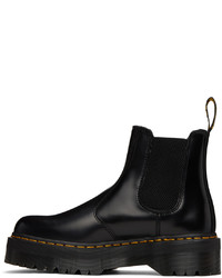 Bottines chelsea en cuir noires Dr. Martens