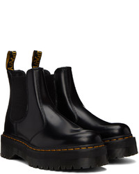 Bottines chelsea en cuir noires Dr. Martens