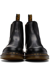 Bottines chelsea en cuir noires Dr. Martens