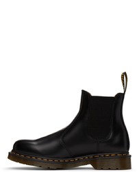 Bottines chelsea en cuir noires Dr. Martens