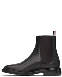 Bottines chelsea en cuir noires Thom Browne