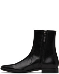 Bottines chelsea en cuir noires Pierre Hardy