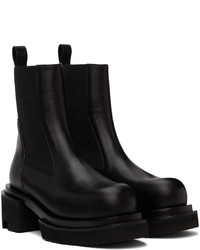 Bottines chelsea en cuir noires Rick Owens