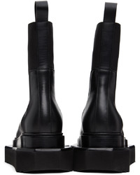 Bottines chelsea en cuir noires Rick Owens